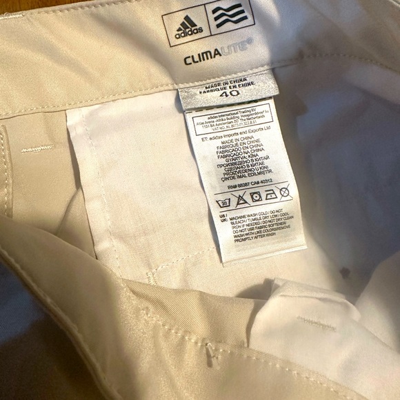 Adidas Golf ⛳️ shorts size size 40 brand new with tags Clima lite light begie - Picture 8 of 9